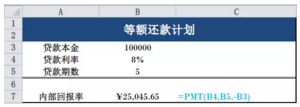 等额还款计划